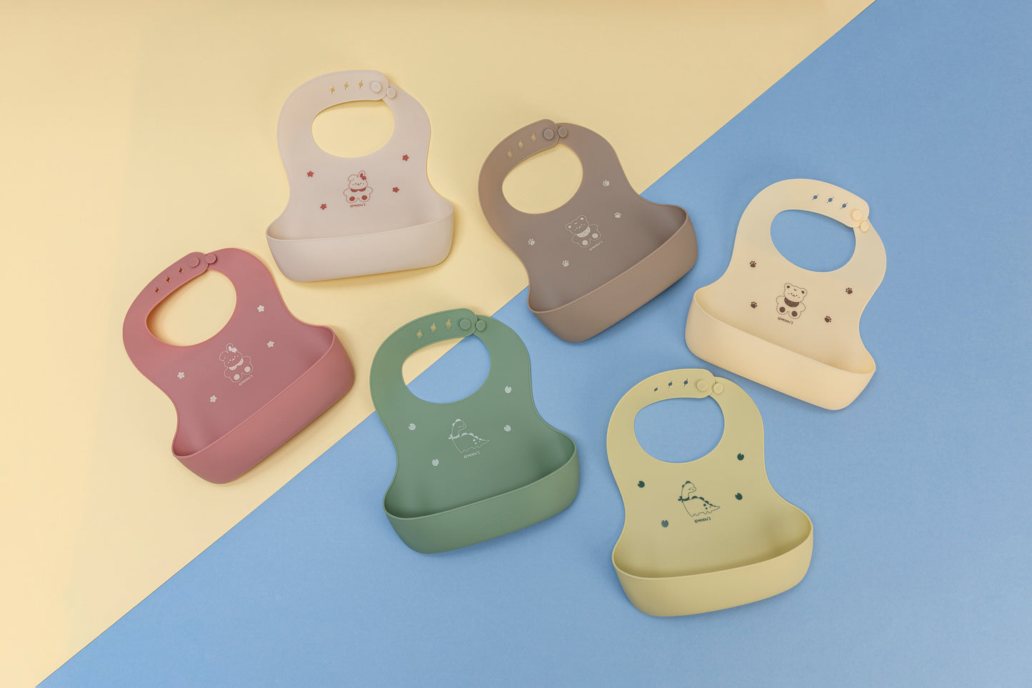 Character Silicone Baby Bib